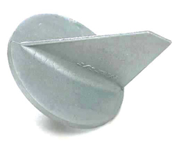 90200 Finshape anode, for Mercury-Mercruiser & Honda, 0,55kg
