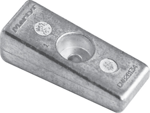 90208 Wedge Anode for Mercury-Mercruiser & Honda, 0,25kg