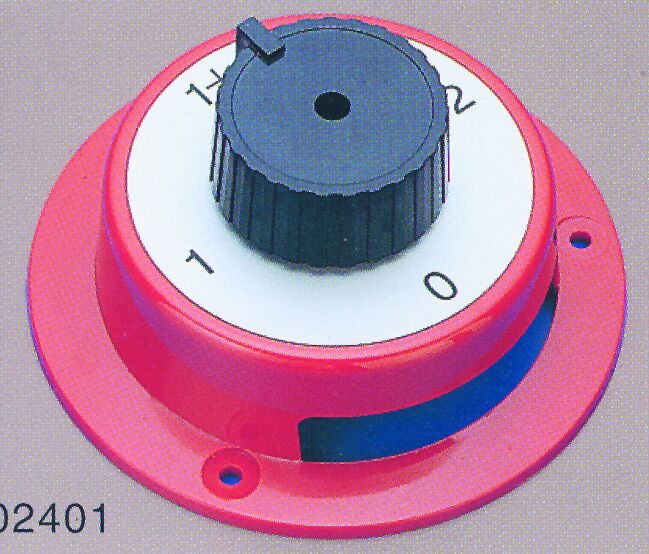 91550 Battery switch, 12V, 175A, for two batteries