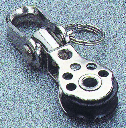 92464 Swivel ball bearing block with sackle,17mm, Diam. 5mm