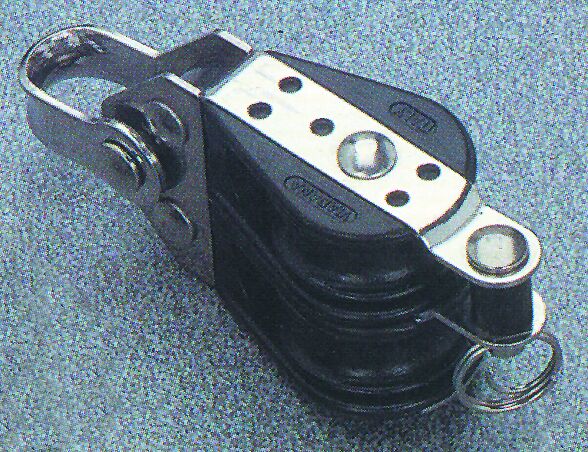 92487 Double ball bearing block with becket , 22mm Diam. 6mm