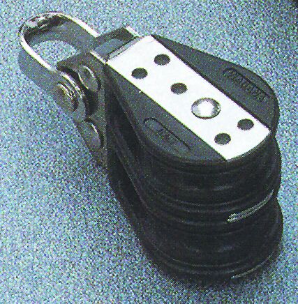 92501 Double ball bearing block, 28mm, Diam. 8mm