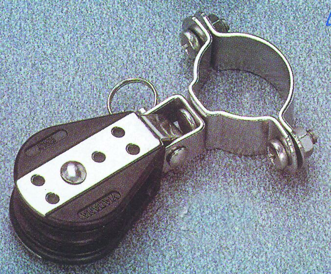 92504 Swivel ball bearing block on curved base, 28mm, Diam. 8mm