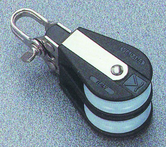 92514 Double ball bearing block, 34mm, Diam. 8mm