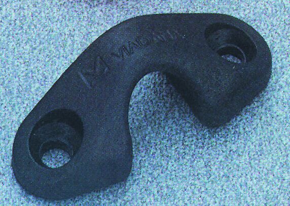 92573 Top fairlead for cam cleat 10142, black