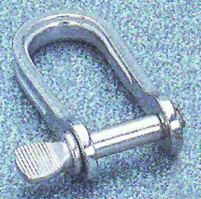 92702 Shackles, U shape, Diam. 4mm, B 12mm, H 24mm