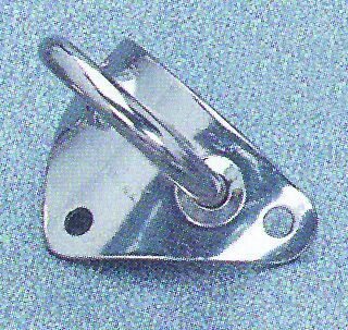 92762 Single eye mast spinnaker pole bracket ring Diam. 6mm, hole Diam. 5mm