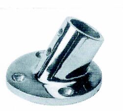 92838 Round base 60ο, casted AISI 316, inter. Diam. 22mm