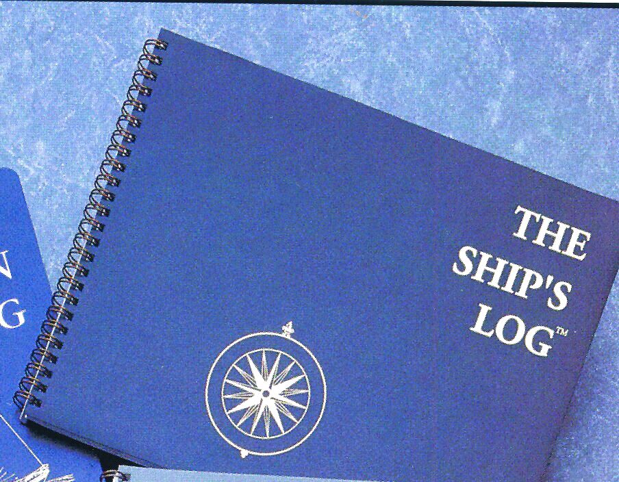 Lalizas 93981 - The Ship's log, 11-1/2''x8-5/8''
