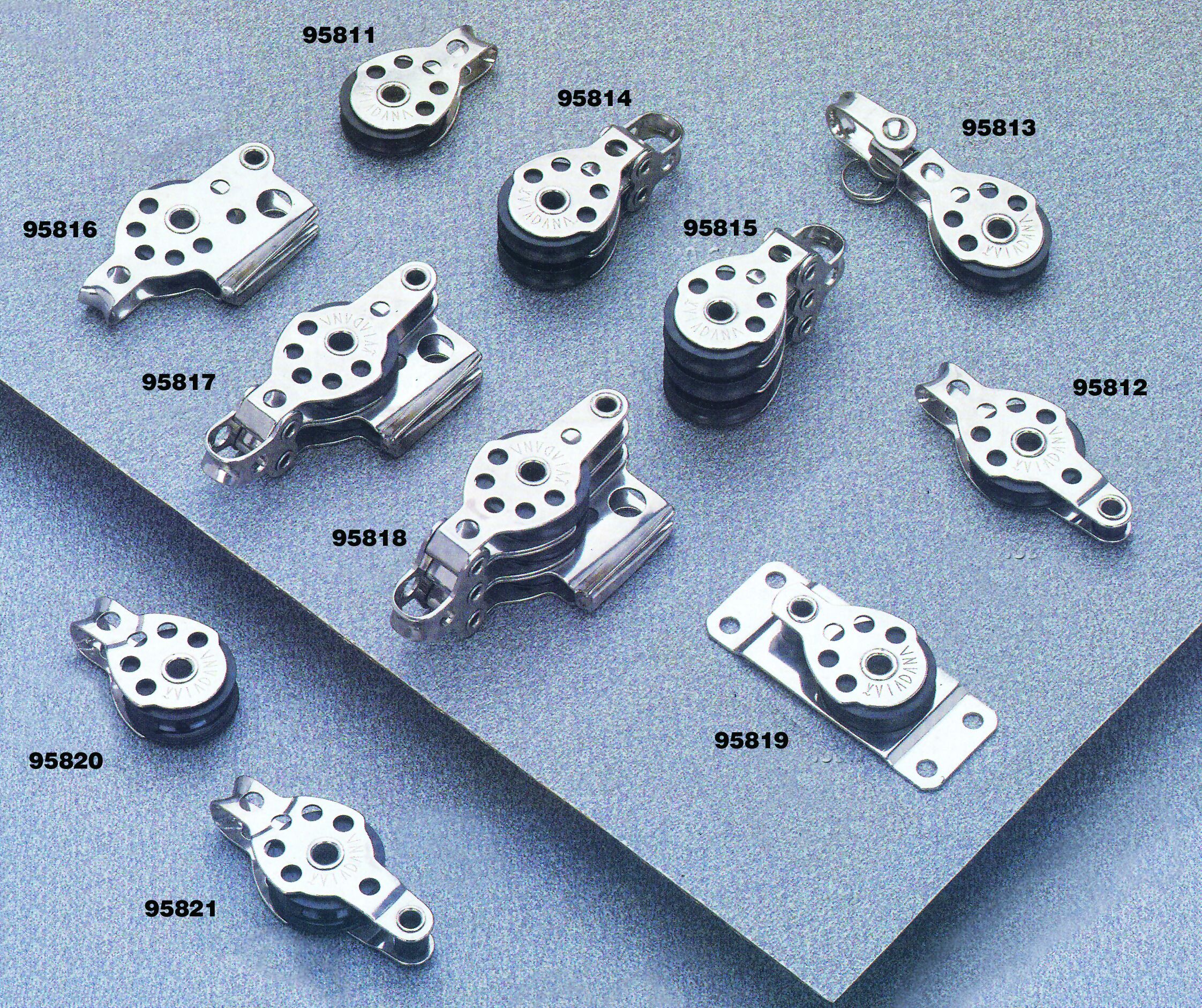 95820 Single ball bearing block, Diam. 25mm, Diam. 8mm