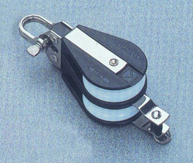 96123 Double ball bearing block with becket, Diam.45mm, Diam. 10mm