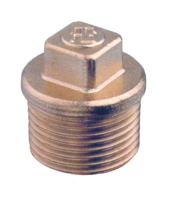 96209 Male Plug, Brass, 1 1/2''