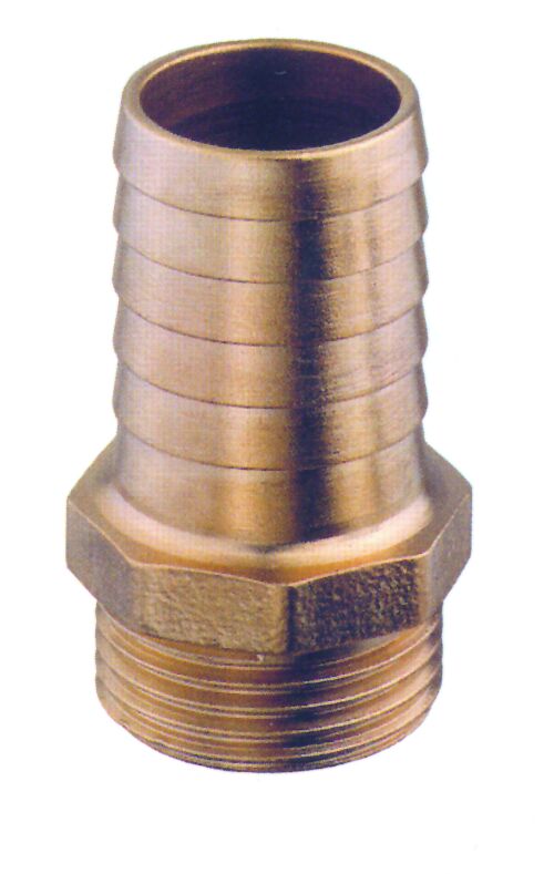 96336 Male Hose Connector ''Extra'' 1 1/4'', for 38mm Hose, Brass