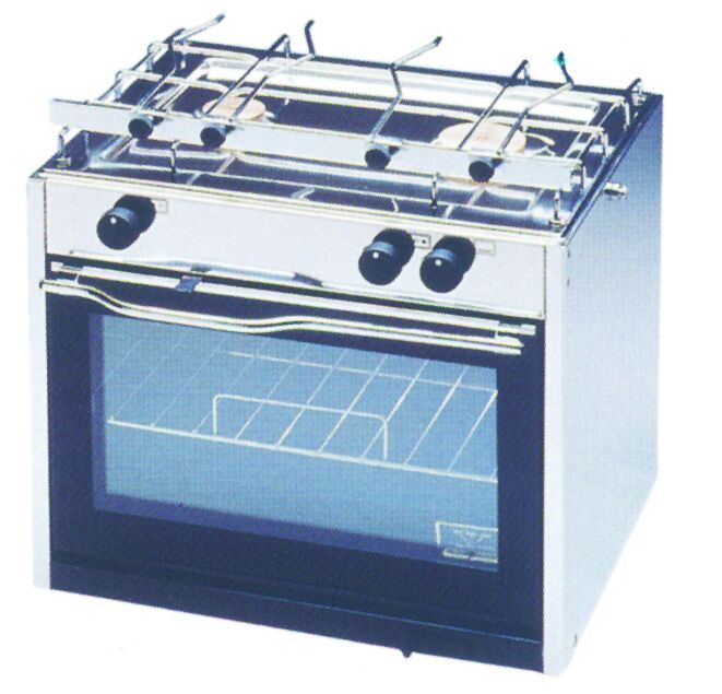 97848 Cooker w/ oven & 2 burners, 450x390x370mm, 21kg