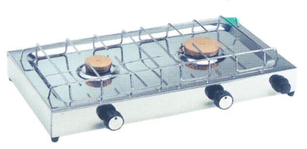 97850 Cooker w/ 2 burners, 557x280x104mm, 3 kg