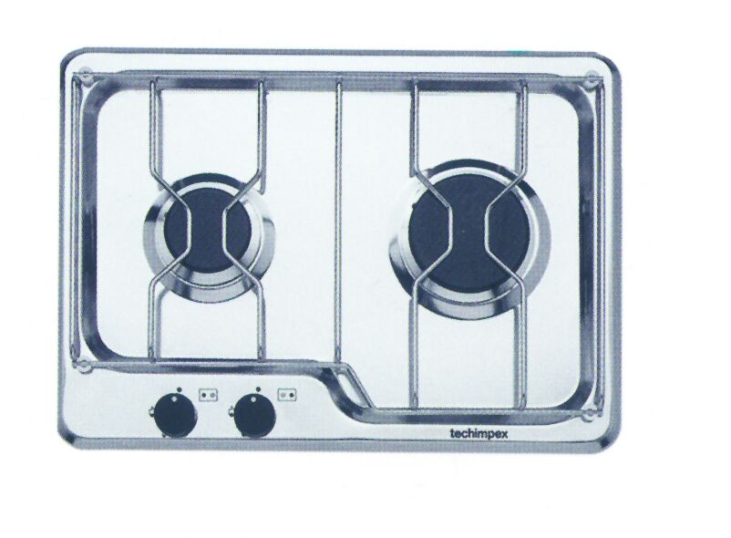 97853 Built in hob w/ 2 burners, 470x340x65mm, 2,5 kg