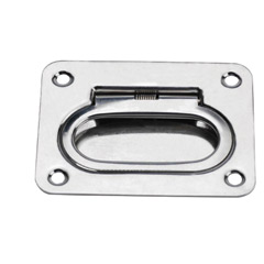 Lalizas 98719 - Flush Lift Ring, Stamped, Inox 316, 76x57mm