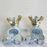 98733 Battery Terminals, Brass, Set