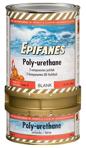 98782 Poly-urethane Clear Gloss Epifanes, 2 components, w/ UV filter, 750gr