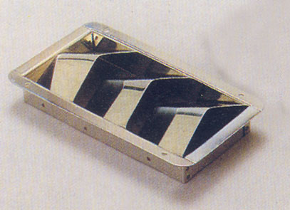 99066 Ventilation Shaft Ventilator, 325x112mm, Inox