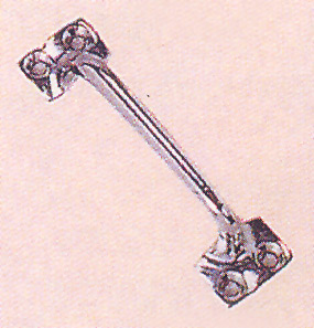 Lalizas 99084 - Handle, chrome plated brass