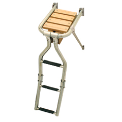 99517 Platform with ladder, 270x390mm, Inox 316