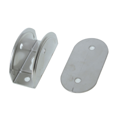 99527 Key Hole Plate with pin, Inox 316, ø25mm