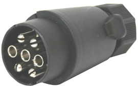 99605 Trailer Plug Male, 7 pin, for 11887 plug