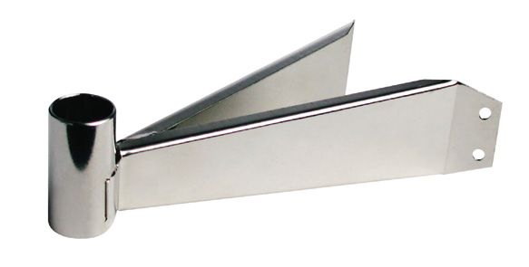 99663 Mount for TV Antenna 99645, Glomex, electropolished stainless steel, Diam. 25mm