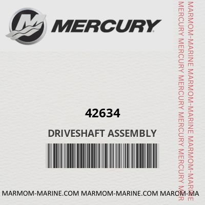 42634 DRIVESHAFT ASSEMBLY