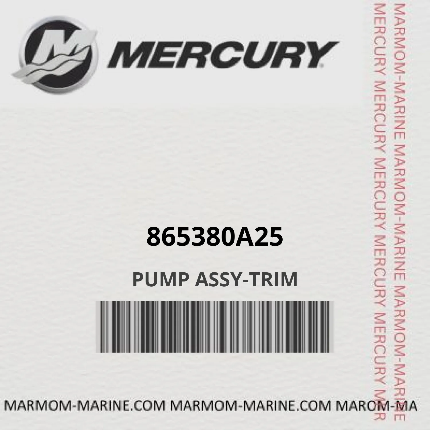 865380A25 PUMP ASSY-TRIM