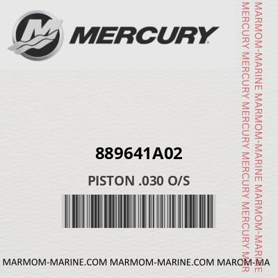 889641a02 PISTON .030 O/S