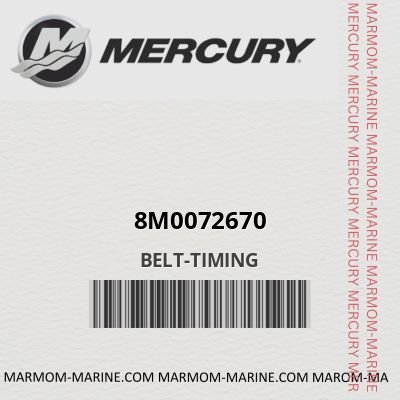 8m0072670 BELT-TIMING
