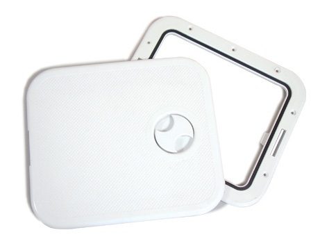 Nuova Rade 11105 - INDUSTRIAL Access Hatch w/Detach.Cover,316x360mm,White