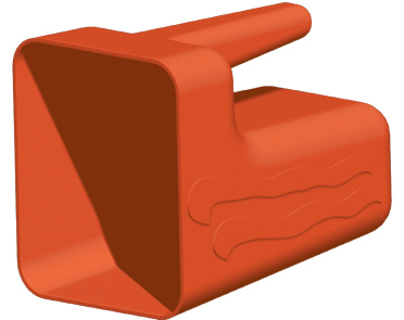 Nuova Rade 11919 - Bailer for water removing, 2,5lt, 158x128x215mm, orange