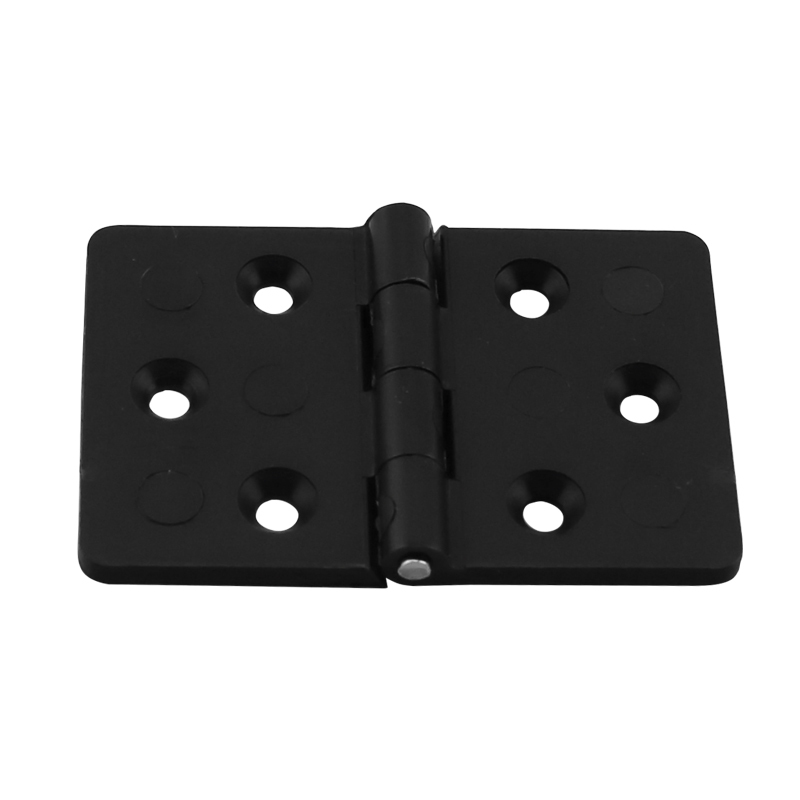 16673 Hinge Polyamide, Rectangular 60x40x3mm, Black