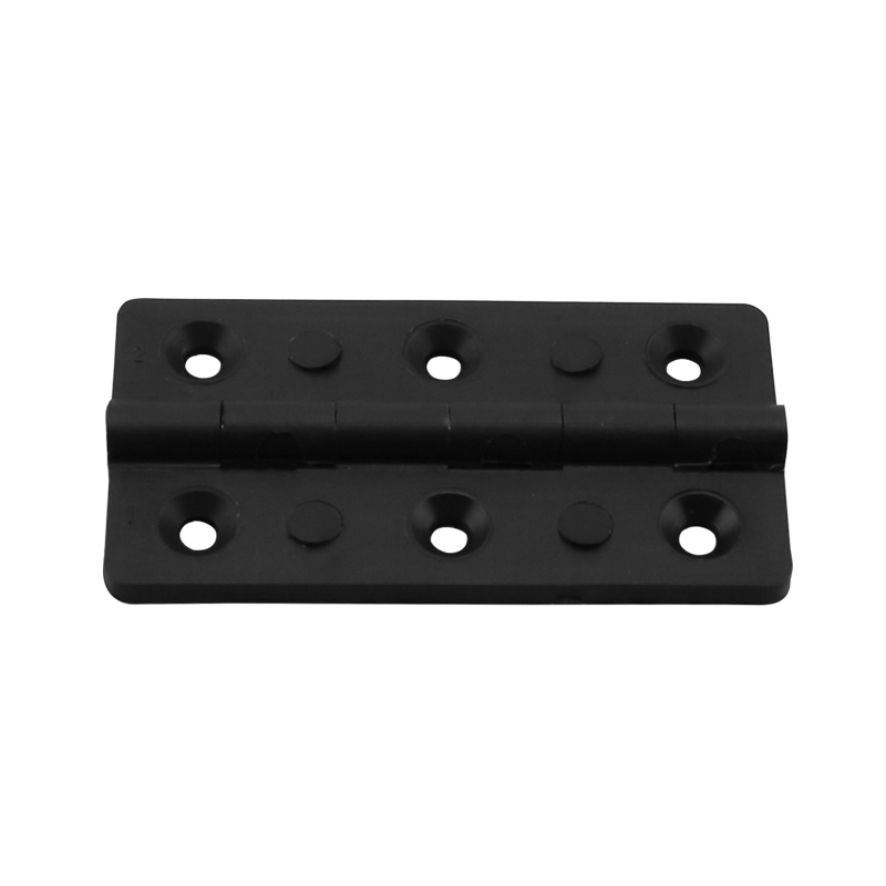 16674 Hinge Polyamide, Rectangular 40x75x3.5mm, Black