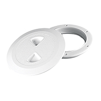 Nuova Rade 196446 - Inspection Hatch, w/ Pres.Lock, White, Int.Ø133mm