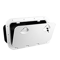 Nuova Rade 196600 - CLASSIC Storage Hatch w/Lock, White, 355x600mm