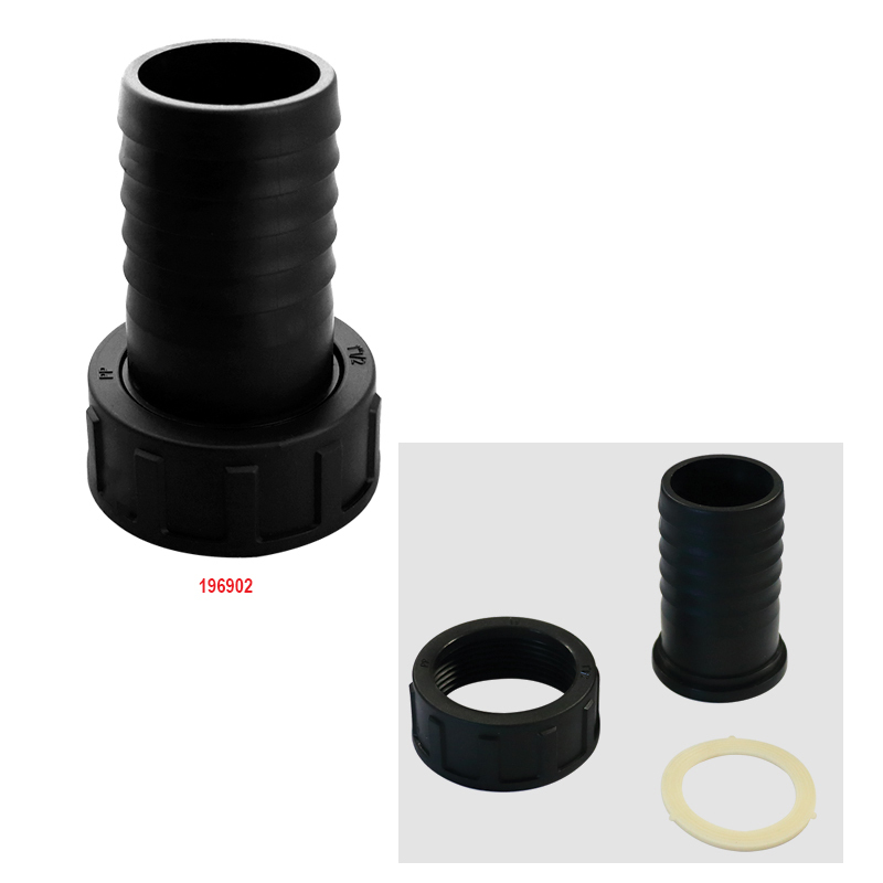 196902 Connector Str. G1''1/2, Ø38mm, Fem. BLIZZ.-BORA-ZEF. set of 3pcs