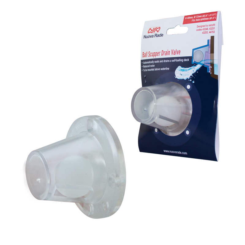 Nuova Rade 198091 - Ball Scupper Drain Valve 72mm