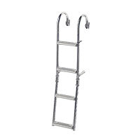 Nuova Rade 30535 - Foldable Ladder for Nar. Transom, 2+2 steps, Inox 316, 180⁰, L1050xW215mm