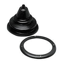 31525 Cable Boot w/Screwed Ring, Ø105mm, cut-out Ø55mm, Black