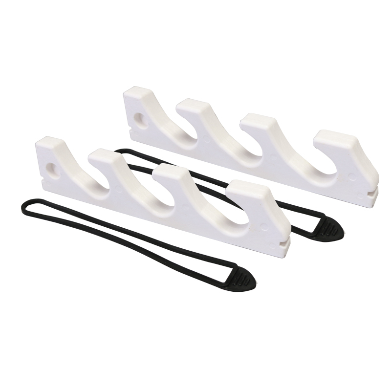 31529 Storage Rack (Pair) for 3 Fishing Rods, White