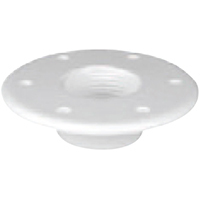 Nuova Rade 43261 - Table Bottom Plate, Flushmount, Ø190mm-Η.10mm, White