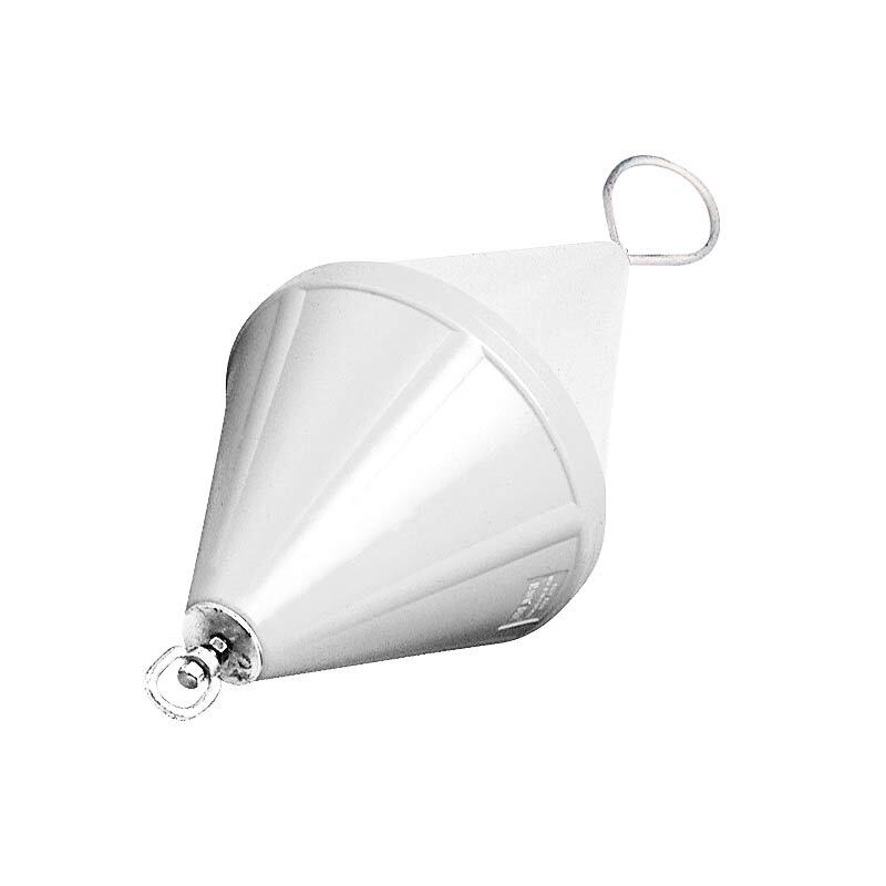 Nuova Rade 43442 - Mooring Buoy,Bi-conical,w/Foam &Galv. Steel Rod,Ø320x660mm,White