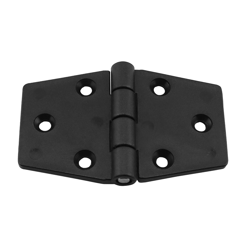 43653 Hinge Polyamide, Hexagonal, 95x60x4.5mm, Black
