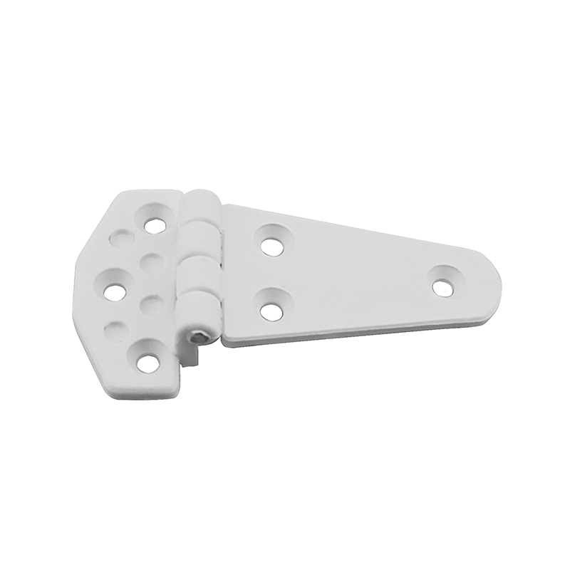 43661 Hinge Polyamide, Offset, 104x60x4.5mm, White