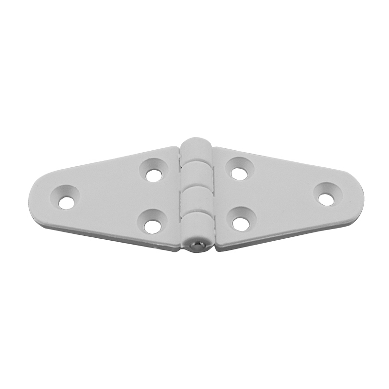 43667 Hinge Polyamide, Double Oval, 110x40x4.5mm, White
