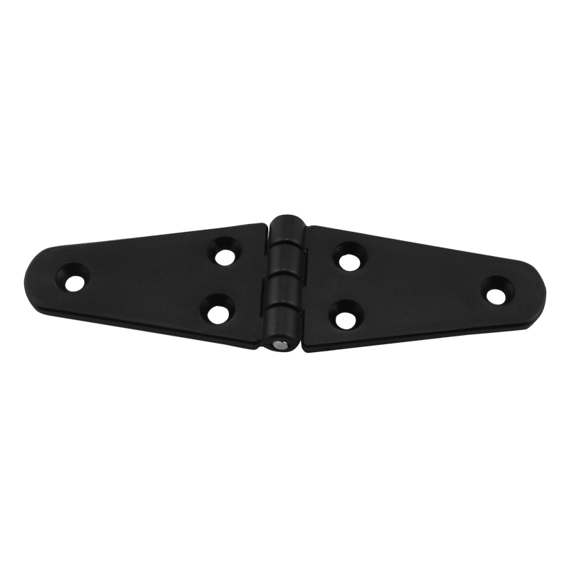 43674 Hinge Polyamide, Double Oval, 145x40x4.5mm, Black